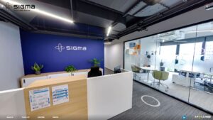 wirtualny spacer biuro firma sigma