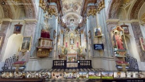 spacer wirtualny kościół Bonifratrów ul.Krakowska w Krakowie