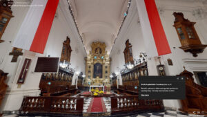 spacer wirtualny Kościół świętego Krzyża Warszawa