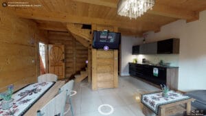 wirtualny spacer domki góralskie w Zakopanem