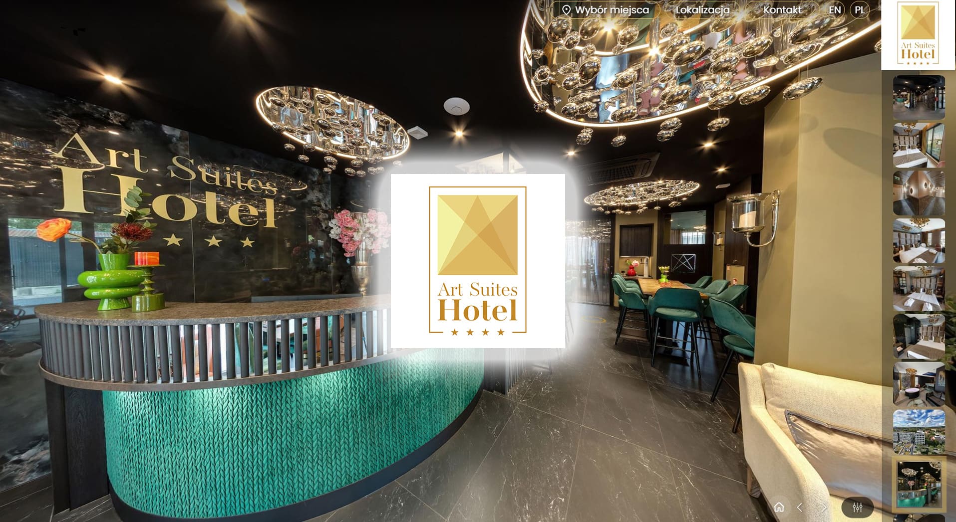wirtualny-spacer-po-hotelu-w-krakowie spacer360 stopni w hotelu