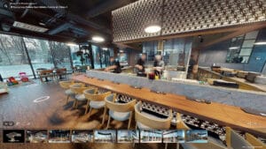 wirtualny spacer restauracja sushi