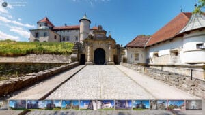wirtualny spacer zamek Wiśnicz