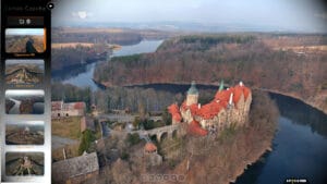 wirtualny spacer zamek czocha