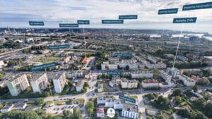 Gigapanorama z drona