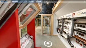 wirtualny spacer abakon showroom domy modulowe wyposażenie