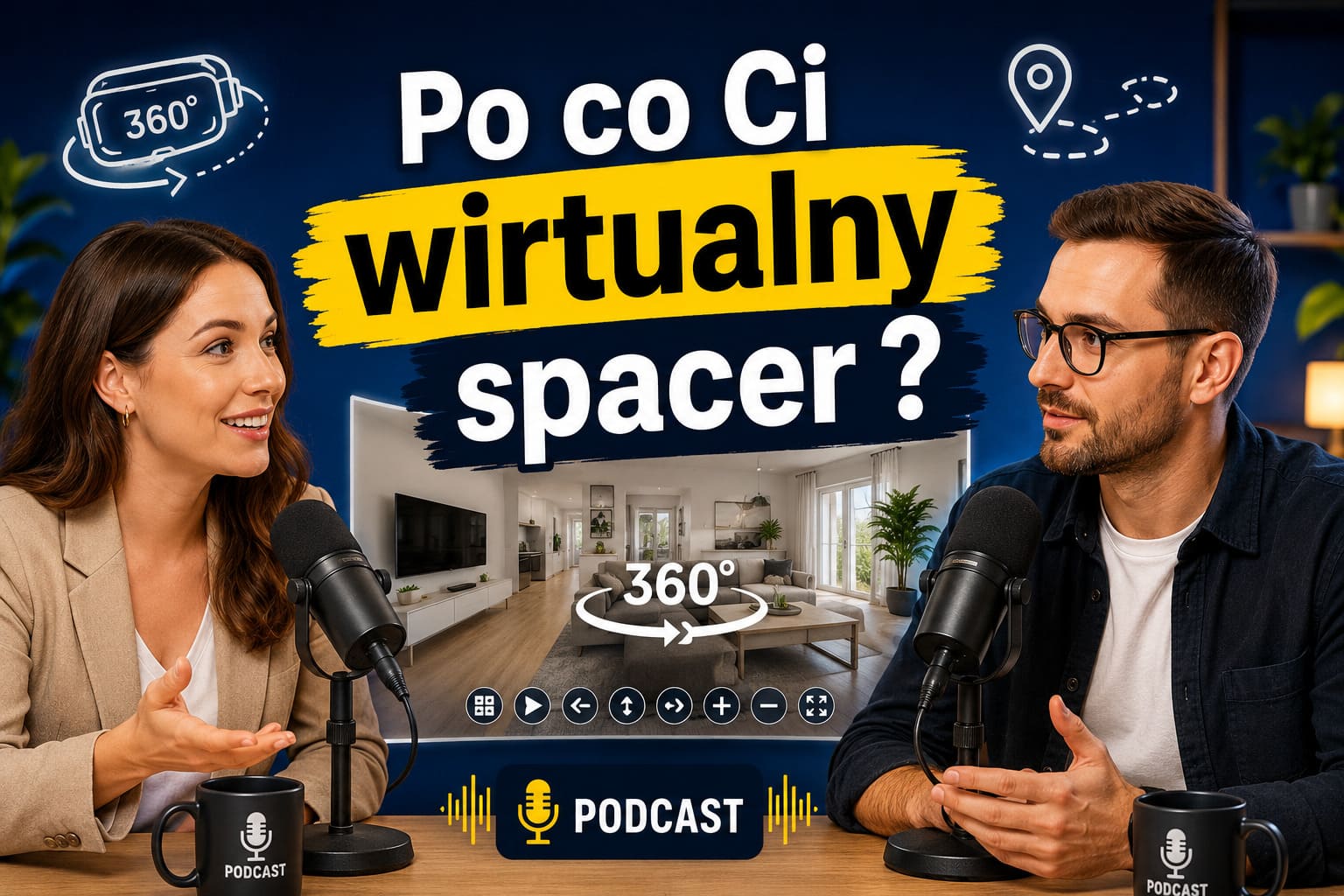 Okładka podcastu Po co Ci Wirtualny spacer?