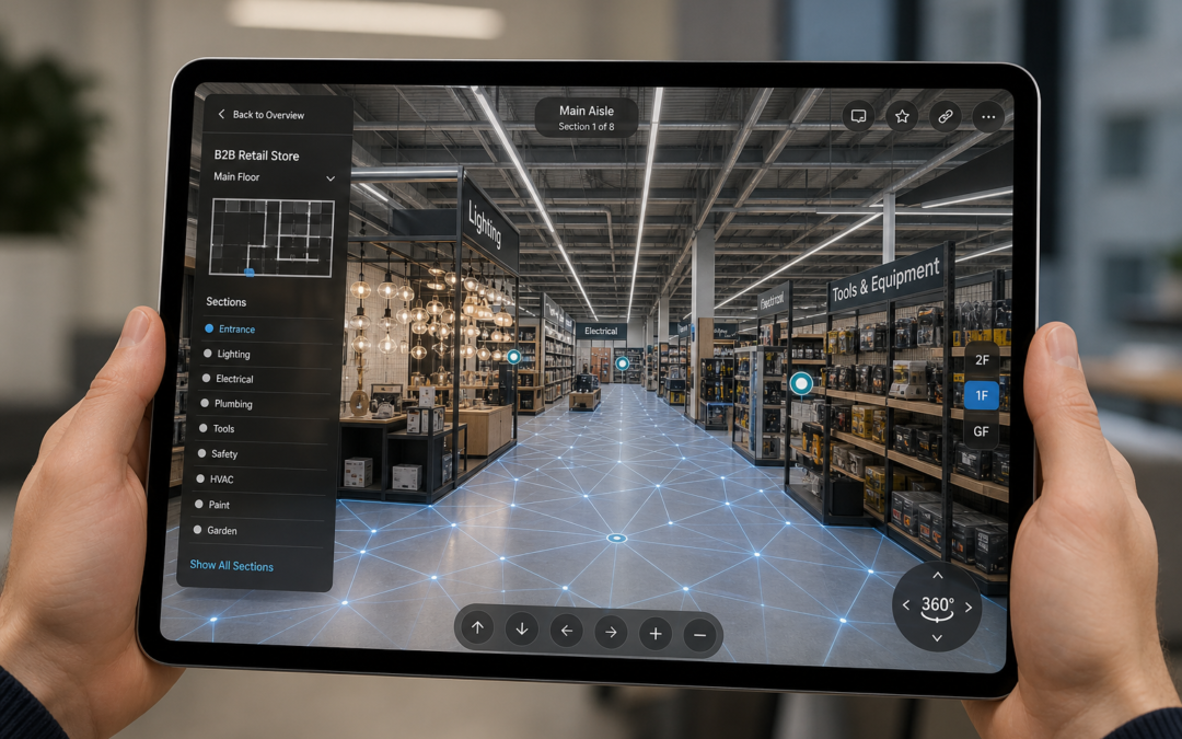 Wirtualny spacer 360° – Projekt: Sklep Pszczółka Ekspres | Branża: Handel | Miasto: Nie określono | Cel: Zwiększenie roz
