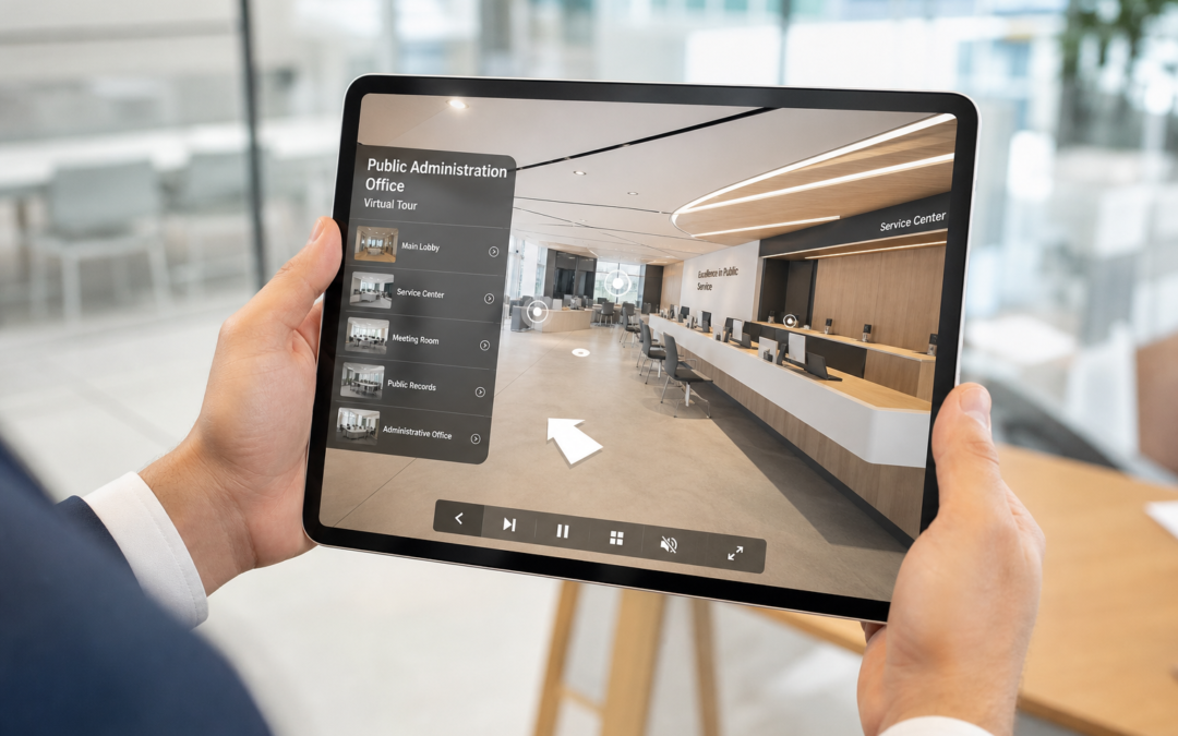 Wirtualny spacer 360° – Projekt: Starostwo powiatowe NDM, Paderewskiego 1 | Branża: Biurowce & Coworking | Miasto: Nie o