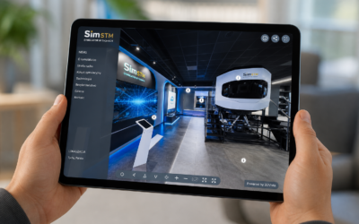 Symulator w Tychach SimSTM – interaktywny wirtualny spacer 3DVista dla branży technologiczno-showroomowej