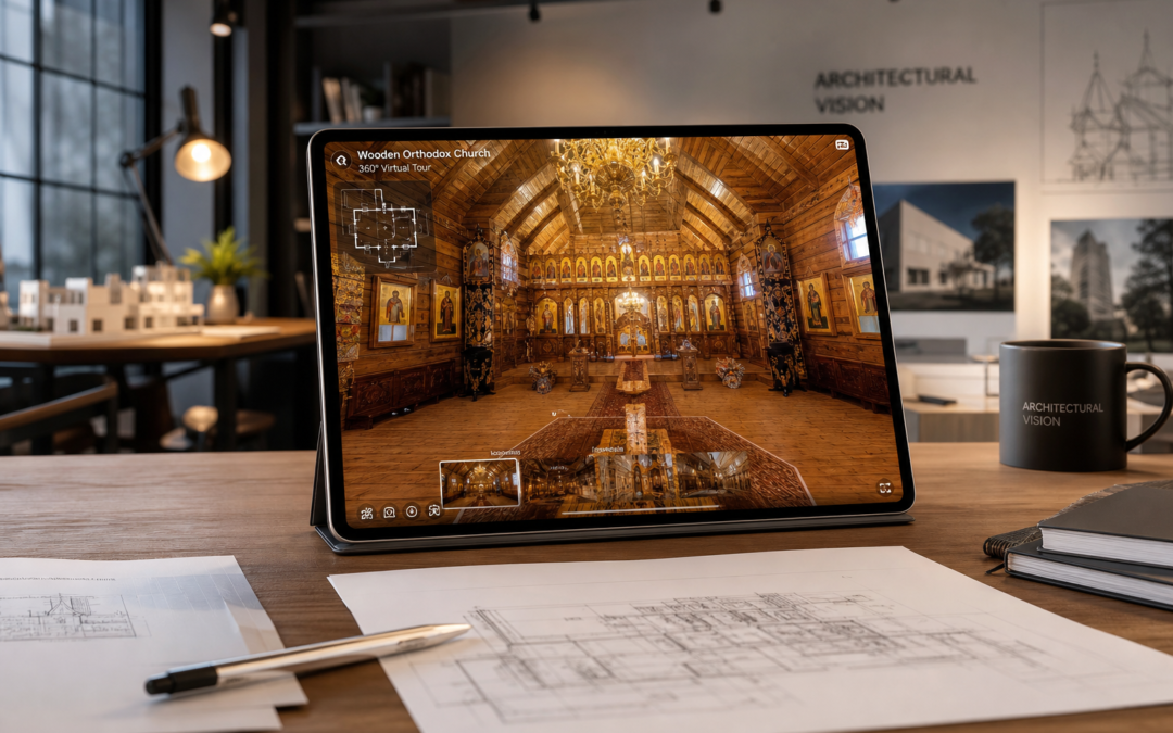 Wirtualny spacer 360° – Projekt: Cerkiew św. Aleksandry w Stanisławowie | Branża: Sakralne | Miasto: Stanisławów | Cel: