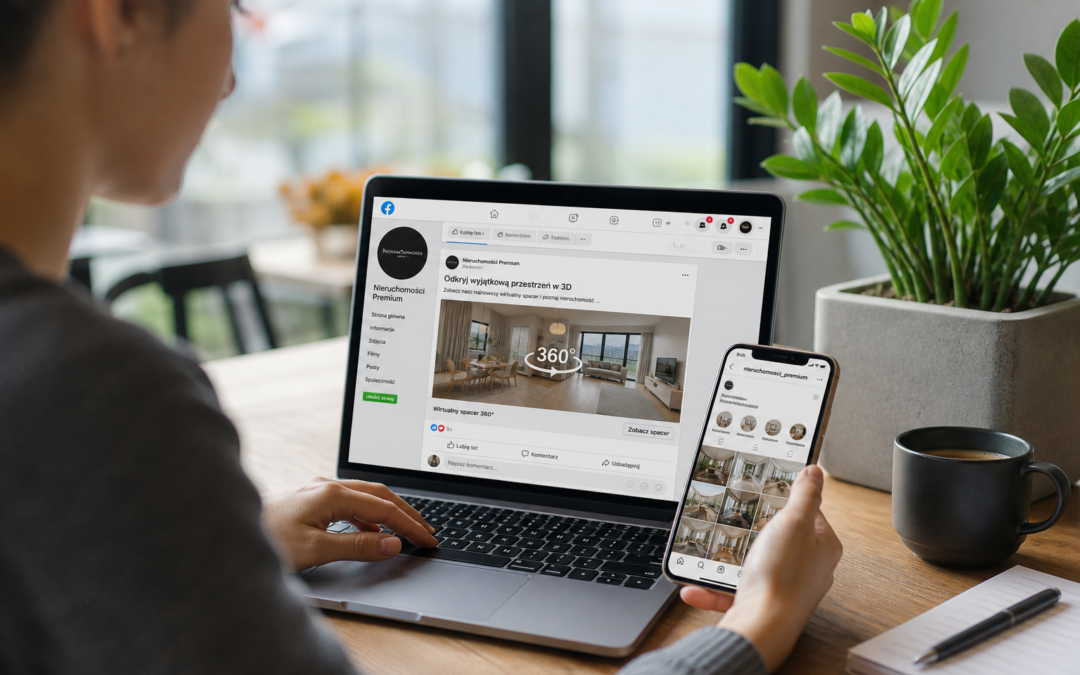 Wirtualny spacer na Facebooku i Instagramie — jak publikować spacery 3D w social media?